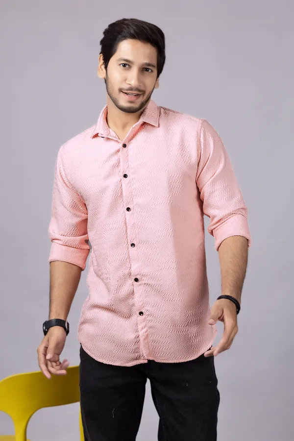 Peach_Color_New_Latest_Collection_Men's_Shirt