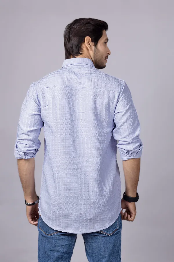 Purple_Casual_Roll_Up_Sleeve_Solid_Printed_Men_Shirt
