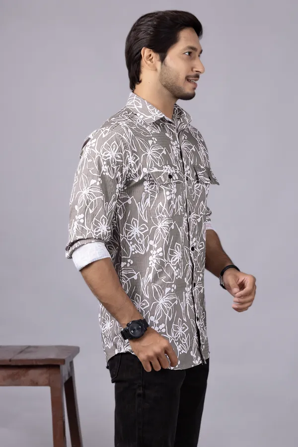 Warm_Grey_Casual_Printed_Full_Sleeve_Double_Pocket_Shirt