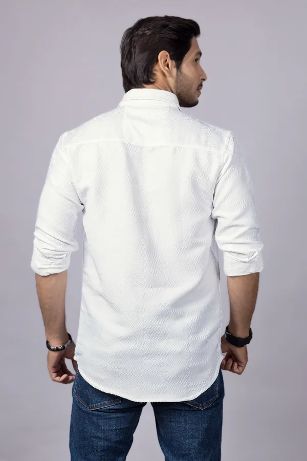 White_Color_New_Latest_Collection_Men's_Shirt