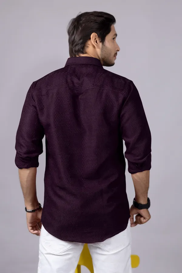 Wine_Color_New_Latest_Collection_Men's_Shirt