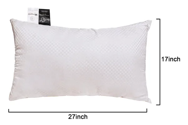 White_Comfortable_Supportive_Pillow_For_Linens_&_Bedding_(17x27_inch)