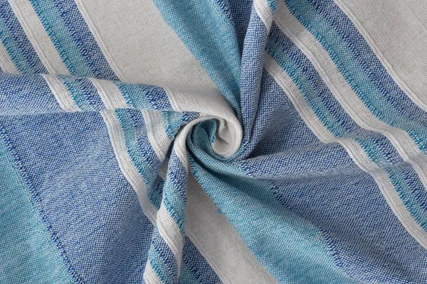 Sky_&_Dark_Blue_Stripe_100%_Cotton_Bed_Sheet_With_Pillow_Covers_(90X100_Inch)