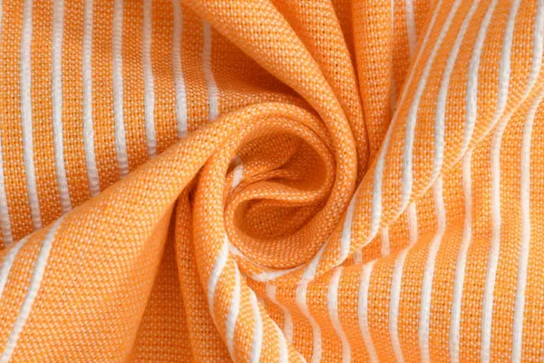 Dark_Orange_&_White_Stripe_Double_Bed_Sheet_With_Pillow_Covers_(90X100_Inch)