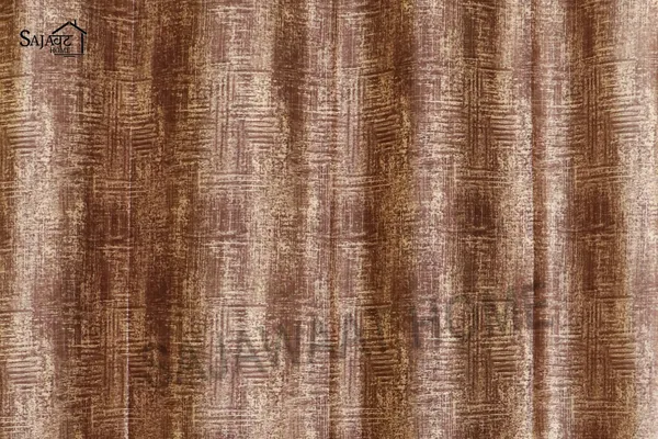 Brown_Solid_Eyelet_Textured_Curtain