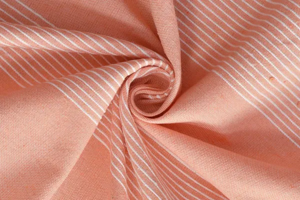 Light_Orange_&_White_Stripe_Single_Bed_Sheet_Set_(60X90_Inch)