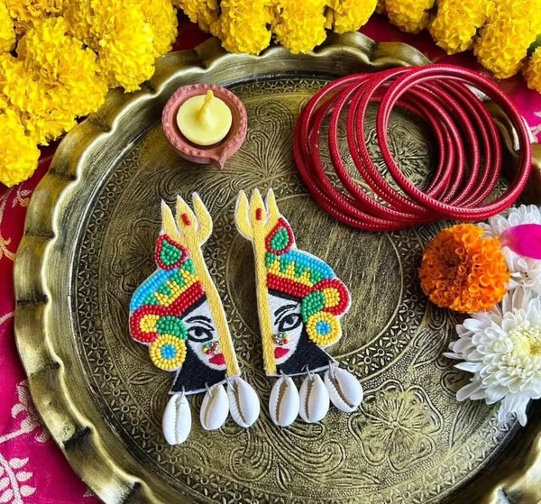 Handmade_Moti_Work_Tribal_Earrings_for_Women_|_Beaded_Face_Design_Statement_Earrings_|_Ethnic_Festival_&_Party_Wear_Jewellery