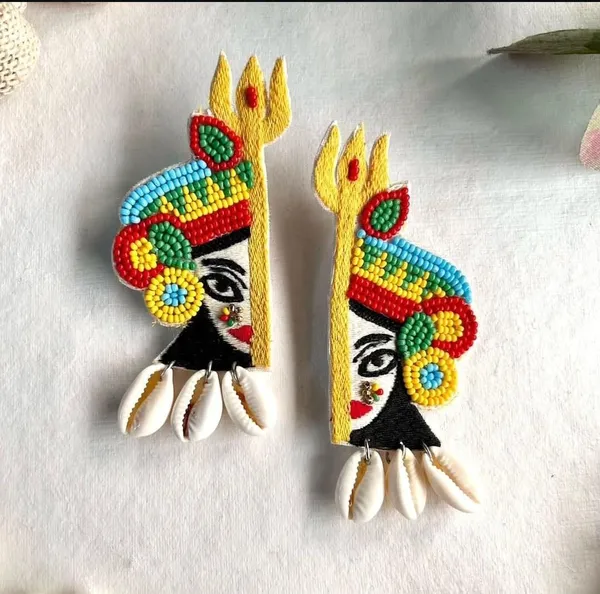 Handmade_Moti_Work_Tribal_Earrings_for_Women_|_Beaded_Face_Design_Statement_Earrings_|_Ethnic_Festival_&_Party_Wear_Jewellery