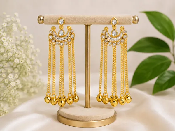 Kashmiri_Jumkha_Earrings_for_Women_|_Gold_Plated_Pearl_&_Crystal_Long_Dangle_Jhumka_Earrings_|_Traditional_Party_Wear_Jewellery