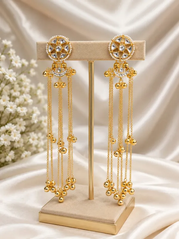Traditional_Gold_Plated_Long_Chain_Tassel_Earrings_for_Women_|_Kundan_Statement_Dangler_Earrings_|_Party,_Wedding,_Festive_&_Ethnic_Jewellery
