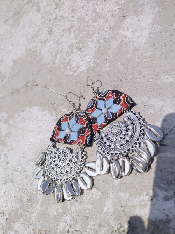 Traditional_Mirror_Jhumka_Earrings_for_Women_|_Oxidised_Silver_Boho_Statement_Earrings_|_Ethnic_Party_&_Festive_Jewellery