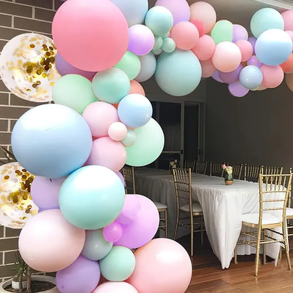 Pastel_Pink_Purple_Mint_Blue_&_Gold_Macaron_Balloons_And_Confetti_Balloons_|_For_Birthday_Wedding_Party_Decorations_(111_Pcs)