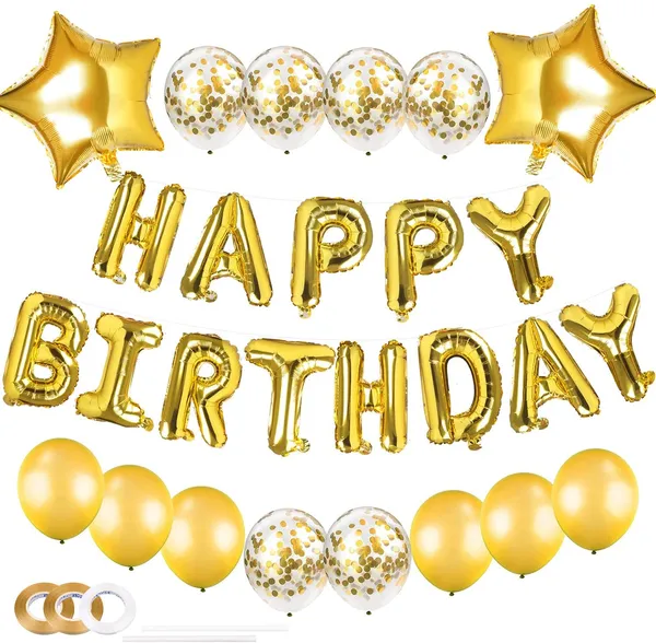 Golden_Foil_Letter_Balloons_Banner_12Pcs_Latex_Confetti_Balloons_2Pcs_Star_Balloons_|_For_Birthday_Wedding_Party_Decorations