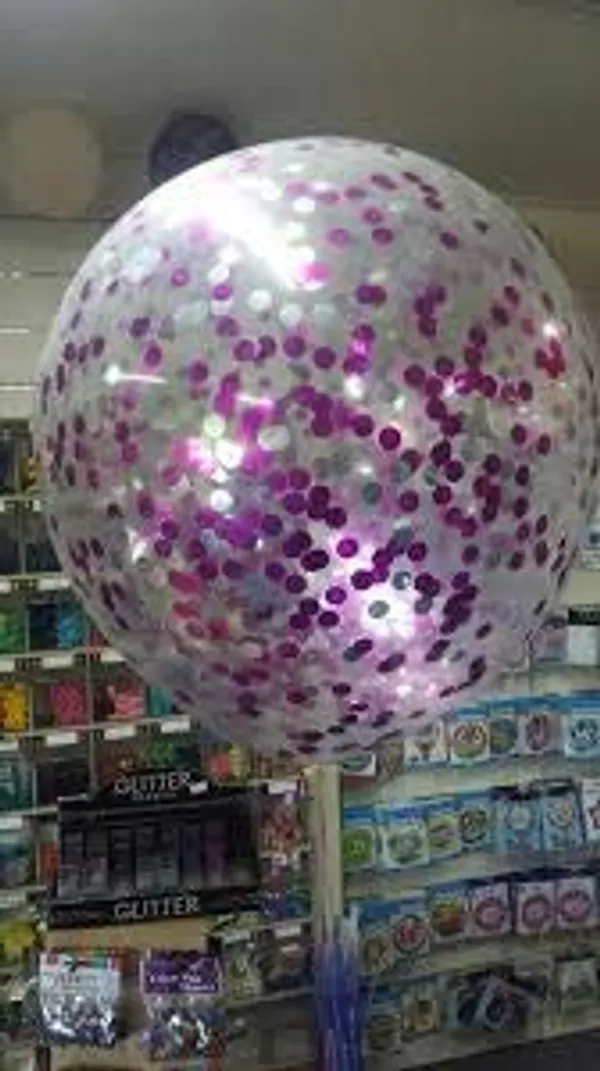 Dark_Pink_Confetti_Transparent_Balloon_With_Foil_Confetti_Fillers_|_For_Birthday_Party_Wedding_Decoration_(2Pcs)