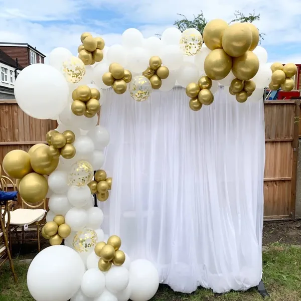 White_&_Gold_Latex_Metallic_Confetti_Balloons_|_For_Wedding_Birthday_Anniversary_Celebrations_Valentines_Day_Party_Decoration_(120_Pcs)_(12_In_|_10_In_|_5_In)