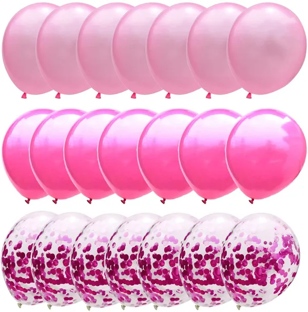 Pink_&_Hot_Pink_Confetti_Balloons_|_For_Girls_Birthday_|_Bridal_|_Party_Decorations_(50_Pcs)_(12_Inch)