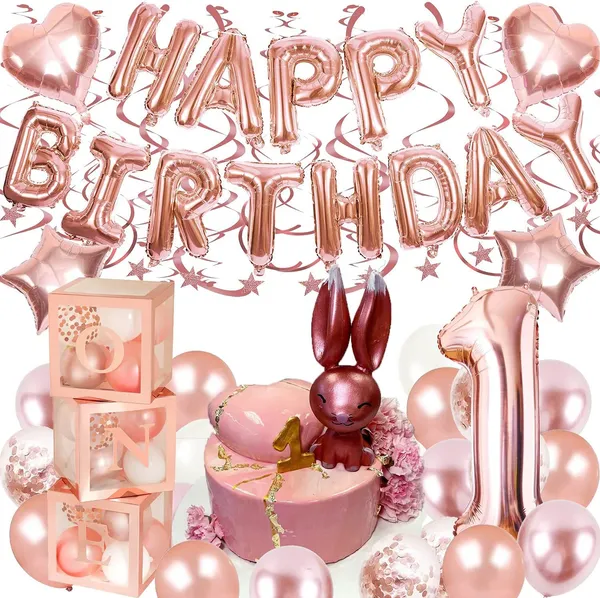 Pink_First_Birthday_Balloon_Decorations_Kit_(Blue)_(50_Pcs)_(32_Inch_|_18_Inch)