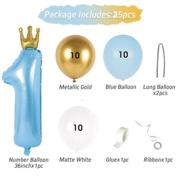 Multicolor_Crown_Foil_Mylar_Big_Digital_Balloon_|_For_1St_Birthday_Decorations_(Number_1)_(32_Inch)