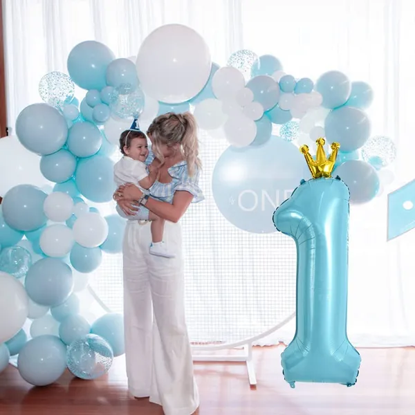 Multicolor_Crown_Foil_Mylar_Big_Digital_Balloon_|_For_1St_Birthday_Decorations_(Number_1)_(32_Inch)