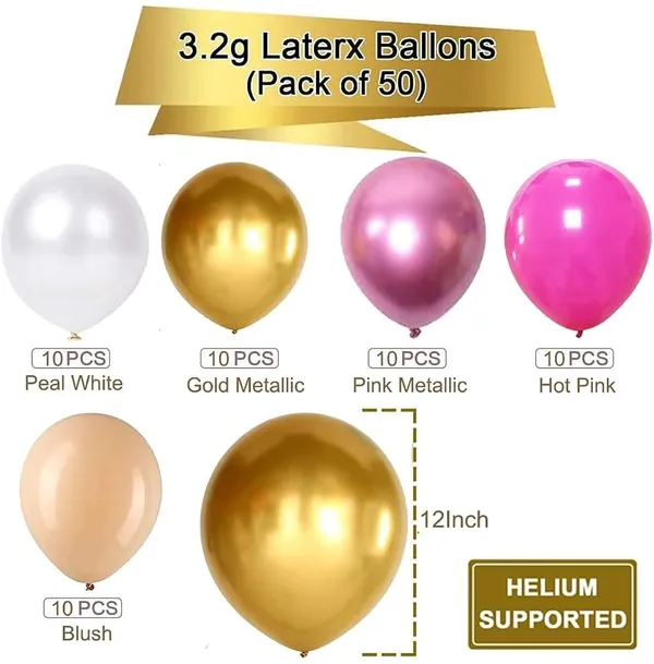 Pink_&_White_Latex_Balloons_|_For_Girl'S_Birthday_Mother'S_Day_Wedding_Anniversary_Party_Decorations_(50_Pcs)