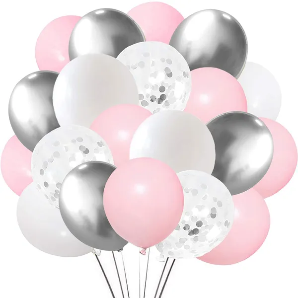 Silver_Pink_&_White_Latex_Confetti_Metallic_Balloons_|_For_Girl_Birthday_Bridal_Shower_Wedding_Party_Decorations_Supplies_(50_Pcs)_(12_Inch)