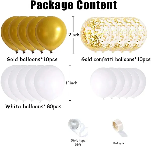 White_&_Gold_Confetti_Balloons_Set_|_For_Birthday_Baby_Shower_Wedding_Party_Valentines_Day_Decorations_(102_Pcs)_(10_Inch_|_12_Inch)