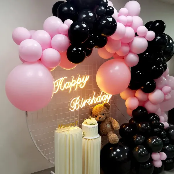 Pink_&_Black_Latex_Balloons_Arch_Kit_|_For_Baby_Shower_Bridal_Shower_Birthday_Party_Decors_(105_Pcs)_(18_In_|_10_In)