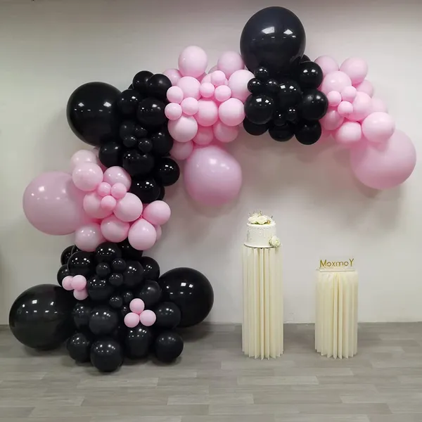 Pink_&_Black_Latex_Balloons_Arch_Kit_|_For_Baby_Shower_Bridal_Shower_Birthday_Party_Decors_(105_Pcs)_(18_In_|_10_In)