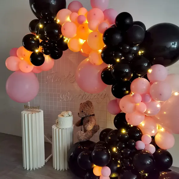 Pink_&_Black_Latex_Balloons_Arch_Kit_|_For_Baby_Shower_Bridal_Shower_Birthday_Party_Decors_(105_Pcs)_(18_In_|_10_In)