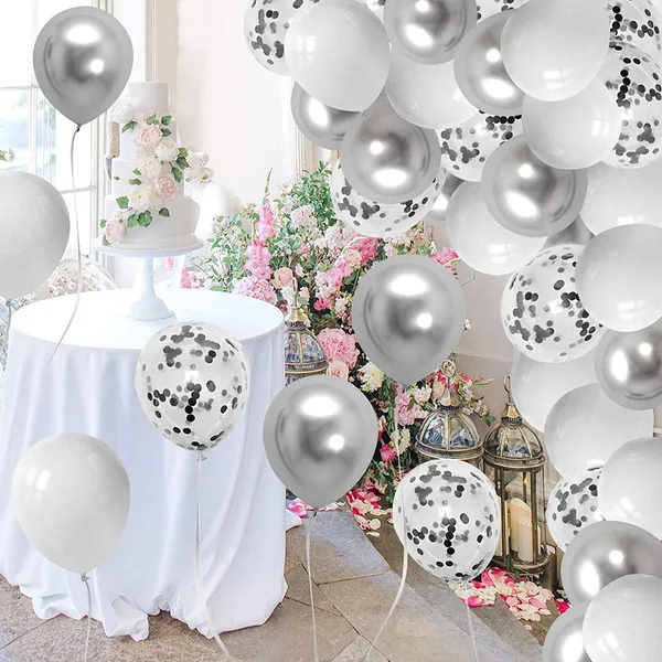 White_&_Silver_Latex_Metallic_Helium_Balloons_|_For_Wedding_Bridal_Engagement_Birthday_Graduation_Supplies_Decorations_(50_Pcs)