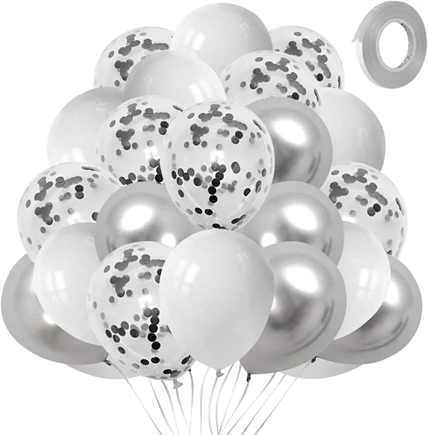 White_&_Silver_Latex_Metallic_Helium_Balloons_|_For_Wedding_Bridal_Engagement_Birthday_Graduation_Supplies_Decorations_(50_Pcs)