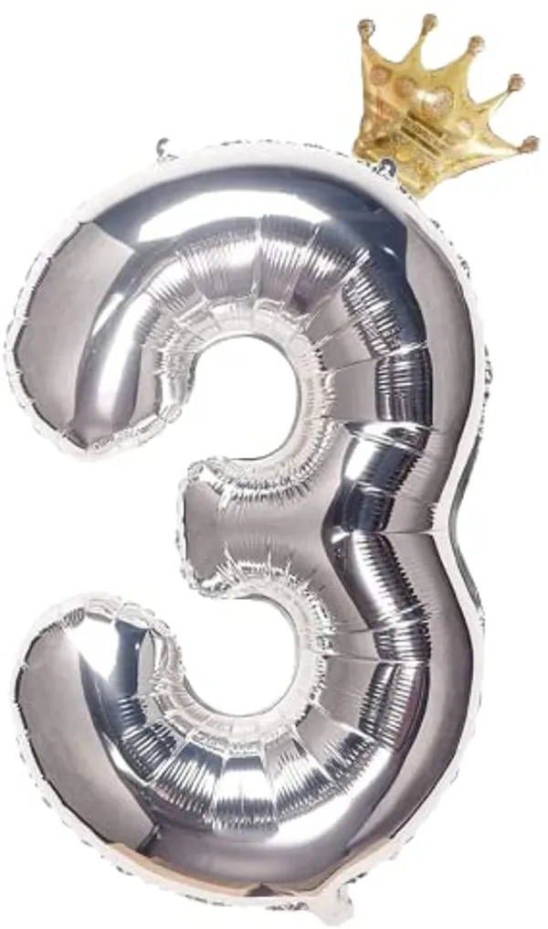 Multicolor_Girl_Boy_3Rd_Birthday_Theme_Foil_Balloons_(Number_3)_(32_Inch)_(19_Pcs)