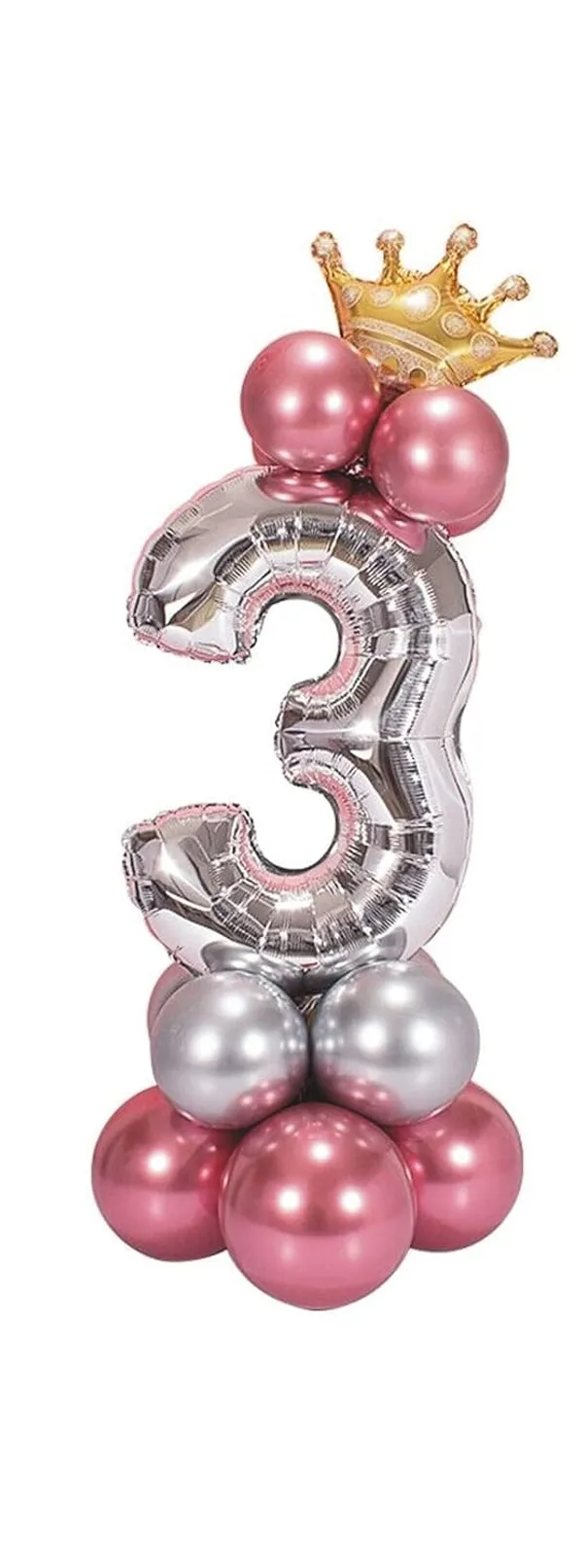 Multicolor_Girl_Boy_3Rd_Birthday_Theme_Foil_Balloons_(Number_3)_(32_Inch)_(19_Pcs)