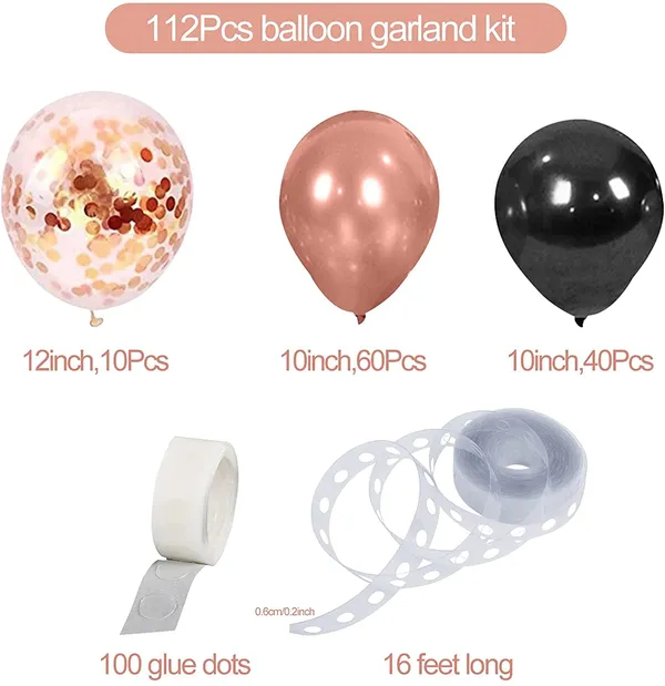 Rose_Gold_And_Black_Confetti_Latex_Balloon_Party_Decorations_|_For_Birthday_Bridal_Wedding_Shower_Decor_Theme_Party_Decor_(112_Pcs)