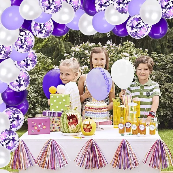 Purple_&_White_Confetti_Latex_Balloons_&_Ribbon_|_For_Birthday_Girls_Wedding_Anniversary_And_Festival_Ceremony_Princess_Decoration_(50_Pcs)_(12_Inch_Balloon)_(33_Ft_Ribbon)