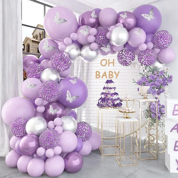 Silver_&_Purple_Confetti_Metallic_Balloon_Arch_|_For_Wedding_Birthday_Supplies_(102_Pcs)