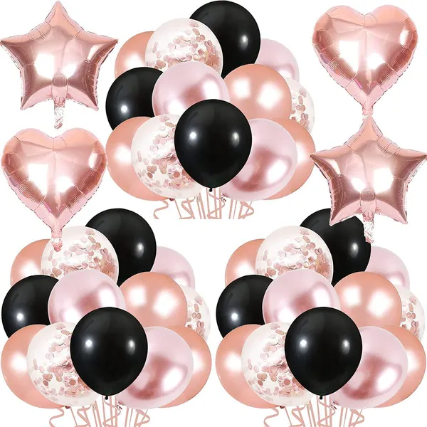 Rose_Gold_Star_Heart_Foil_Balloons_|_For_Girls_Women_Birthday_Bridal_Shower_Wedding_Party_Decorations_(64_Pcs)_(12_Inch)