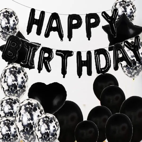 Black_10Th_Birthday_Party_Decorations_|_Curtains_Latex_And_Confetti_Balloons_|_Number_Foil_Balloons