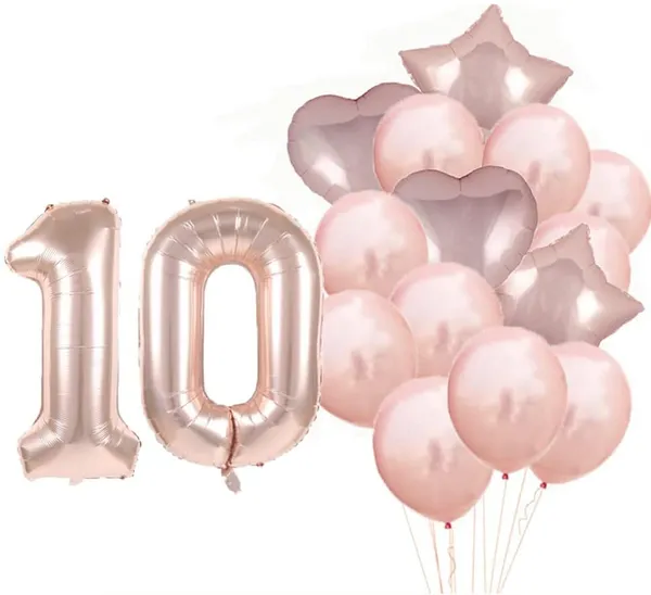 Rose_Gold_10Th_Birthday_Party_Decorations_|_Curtains_Latex_And_Confetti_Balloons_|_Number_Foil_Balloons_(32_Inch)