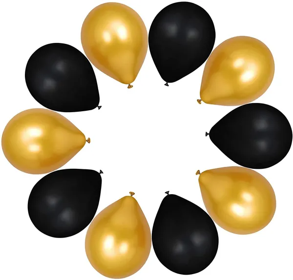 Chrome_Gold_&_Black_Helium_Latex_Chrome_Balloon_|_For_Wedding_Anniversary_Birthday_Party_(50_Pcs)