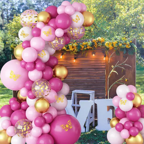 Pink_Gold_Butterfly_Stickers_Confetti_Latex_Balloons_|_For_Wedding_Birthday_Graduation_Anniversary_Bachelorette_Party_Decorations_(77_Pcs)