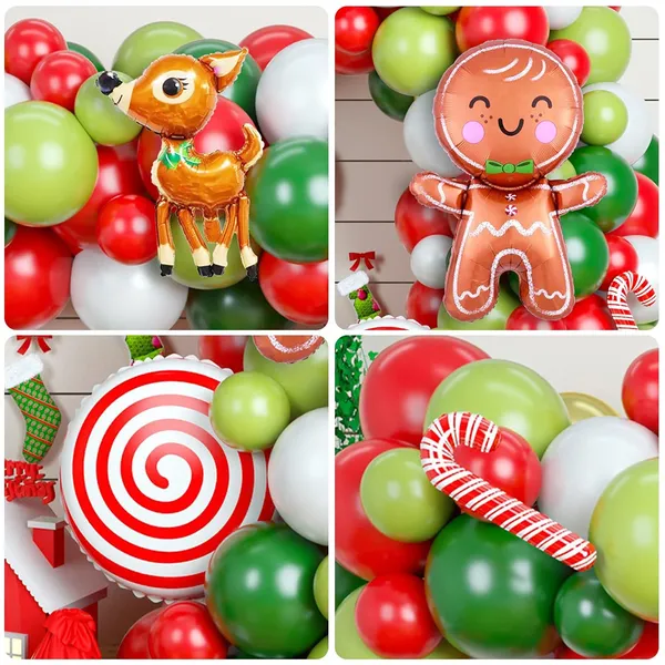 Red_Green_White_Gingerbread_Man_Christmas_Reindeer_Mylar_Balloon_|_For_Christmas_Party_Decorations_New_Year_Holiday_Party_Supplies_(111_Pcs)