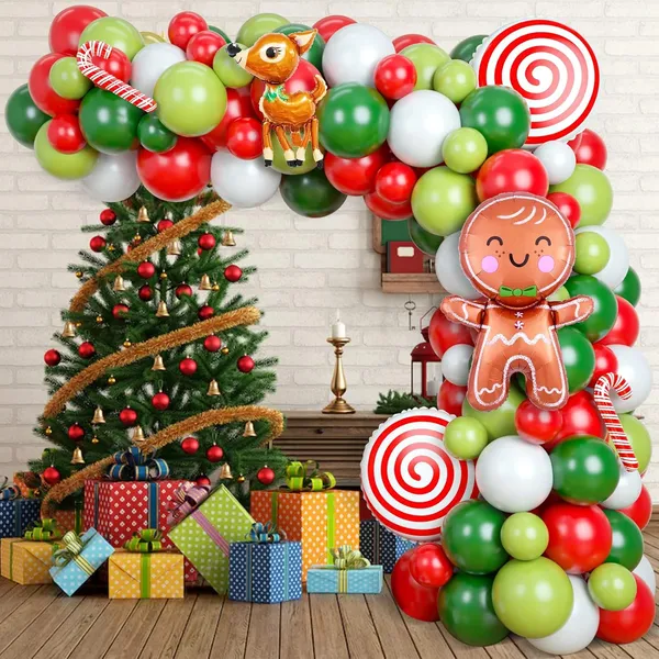 Red_Green_White_Gingerbread_Man_Christmas_Reindeer_Mylar_Balloon_|_For_Christmas_Party_Decorations_New_Year_Holiday_Party_Supplies_(111_Pcs)