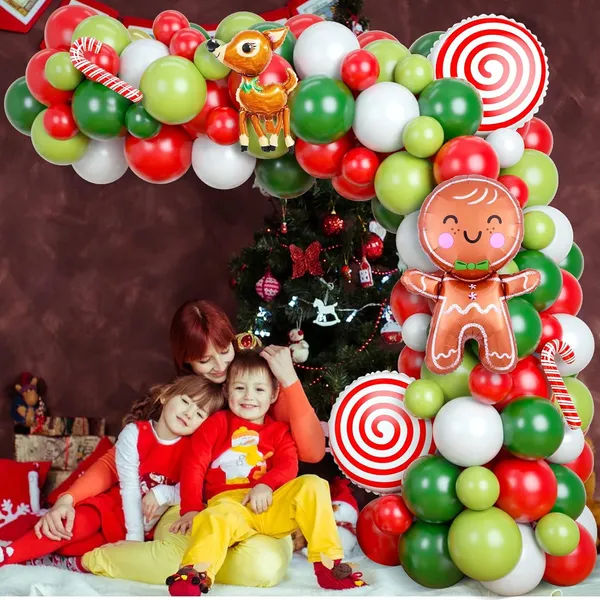 Red_Green_White_Gingerbread_Man_Christmas_Reindeer_Mylar_Balloon_|_For_Christmas_Party_Decorations_New_Year_Holiday_Party_Supplies_(111_Pcs)