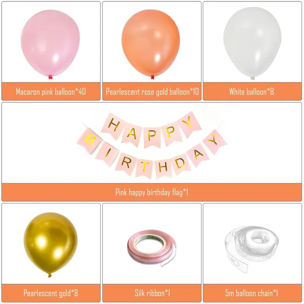 Orange_Pink_&_Gold_Metallic_Chrome_Latex_Balloons_|_For_Kids_Birthday_Wedding_Decorations