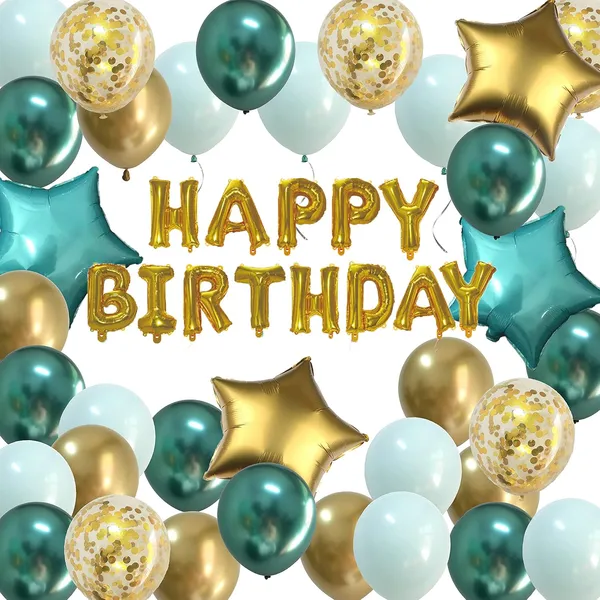 Chrome_Green_&_Gold_Happy_Birthday_Balloons_Foil_Bannner_|_For_Kids_Men_Women_Bday_Party_Decor