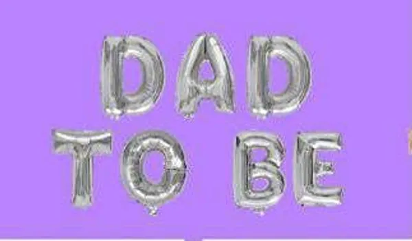 Silver_Dad_To_Be_Foil_Letter_Balloon_|_For_Celebration