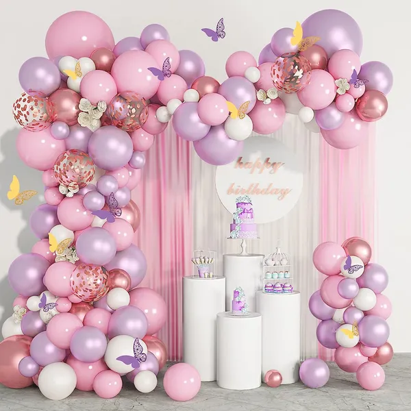 Pink_&_Purple_Butterfly_Stickers_Confetti_Balloons_Ideal_|_For_Birthday_Wedding_Bridal_Shower_And_More_(92_Pcs)
