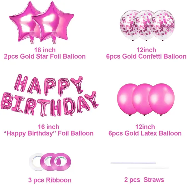 Pink_Birthday_Balloons_Decorations_Set_With_13Pcs_Foil_Letter_Balloons_Banner_12Pcs_Latex_Confetti_Balloons_&_2Pcs_Star_Balloons