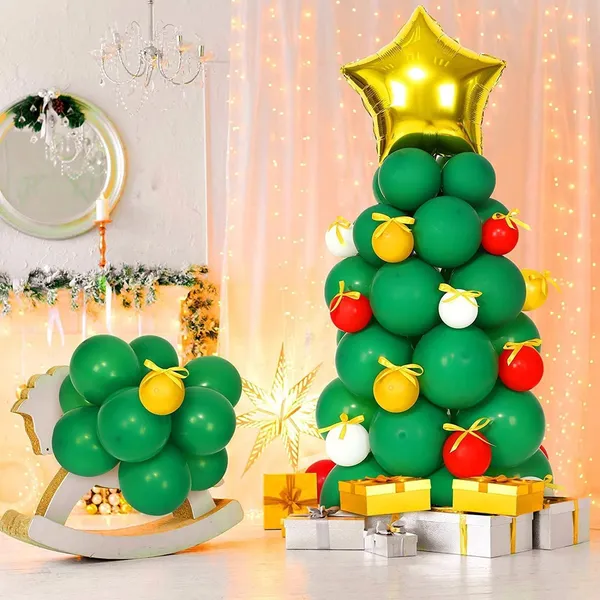 Green_Diy_Christmas_Party_Latex_Balloon_Decoration_Kit